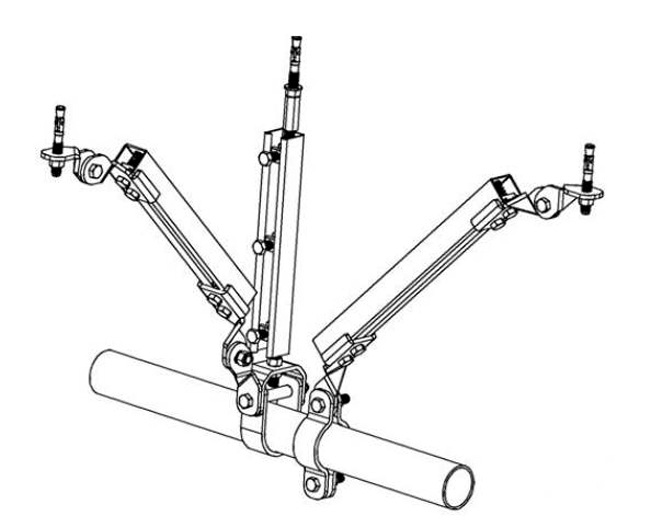 长春风管支撑抗震支架